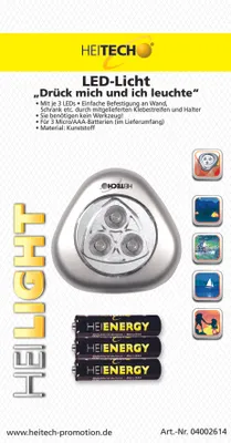 Produktbild von LED-Licht "Drück mich und ich leuchte"