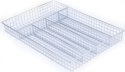Obrázek produktu pro příborník drátěný 5 přihrádek 25,8 x 36,5 x 4,4 cm