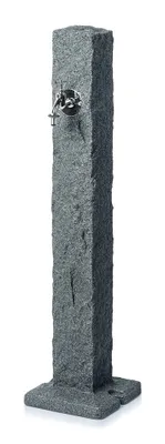 Obrázek produktu pro ARVES RTWN-S433 NATURA Zahradní sloupek s kohoutkem, šedý kámen 98x24x24 cm