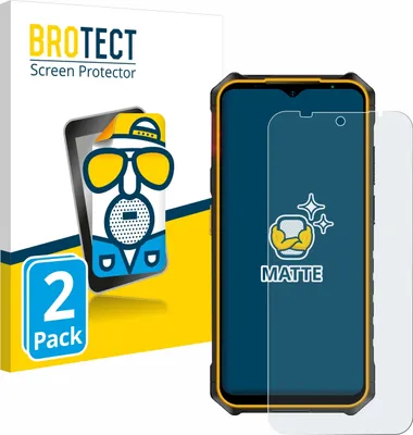 Produktbild von 2x BROTECT Schutzfolie für Ulefone Armor X13 Displayschutz Displayschutzfolie Folie Matt Entspiegelungsfolie