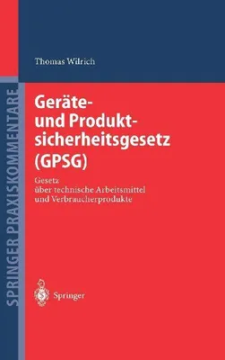 Produktbild von Geräte- und Produktsicherheitsgesetz (GPSG)