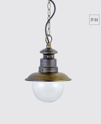 Immagine prodotto di Lampada a sospensione LIMASSOL 1xE27/40W,IP44, nero antico/oro L: 215, L: 215, H: 900, dimmerabile