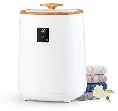 Produktbild von GINATEX 18L Handtuchwärmer, Handtuch Wärmegerät & Schnellheizung & automatischer Abschaltung, tragbarer Handtuchtrockner Handtuchheizung, Weiß