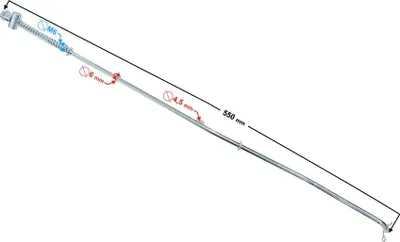 Image de Câble de frein Moretti pour FR2 550 mm Acier galvanisé