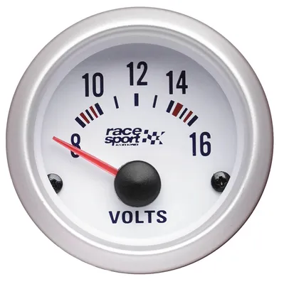 Immagine prodotto di SUMEX GAUG484, voltmetro da corsa, modello sportivo, diametro 52mm, 12V