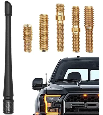 Autoantenne 19,7 cm, FM/AM/DAB, Stabantenne mit Adaptern