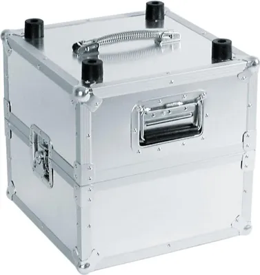 Produktbild von ROADINGER Platten-Case Profi ALU 50/50 glatt 100LPs (30110025)