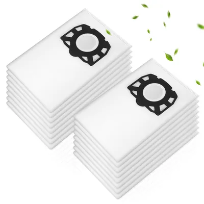 16 Staubsaugerbeutel für Kärcher WD2 Plus/WD3/SE4001 u.a.