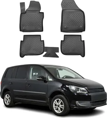 Immagine prodotto di 2003-2015 VW Touran tappetini TPE nero 4 pezzi