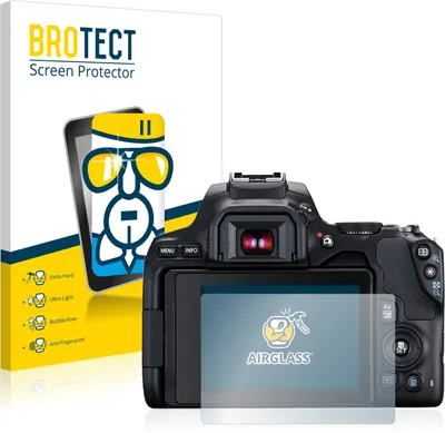 Produktbild von BROTECT Schutzglas für Canon EOS 250D Schutzfolie Panzer Folie Glas Display Schutz klar