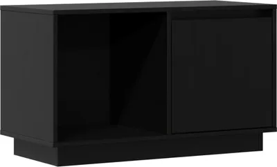 Produktbild von vidaXL TV-Schrank Schwarz 74x35x44 cm Massivholz Kiefer