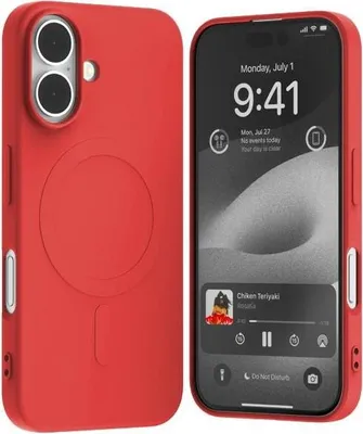 Obrázok produktu pre Polosilikónové puzdro Mercury Magsafe Iphone 166.1 červené