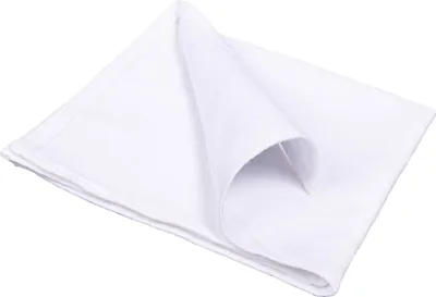 Produktbild von QUVIO Serviette - Servietten - Serviette aus Baumwolle - Stoffserviette - Stoffservietten - Weiße Servietten - Serviette 40x40cm - Baumwolle - 40x40cm - Weiß