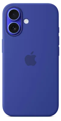 Produktbild von Apple iPhone 16 Silikon Case mit MagSafe – Ultramarin, Cover, Apple, iPhone 16, 15,5 cm (6.1"), Blau