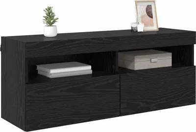 Obrázok produktu pre TV nástenná skriňa Čierny dub 100 x 30 x 40 cm Kompozitné drevo