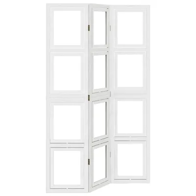 Immagine prodotto di Divisorio Ambienti 3Pannelli Bianco Legno Massello di Paulownia