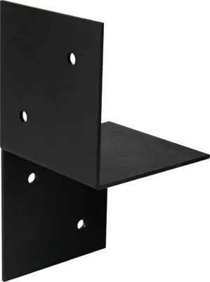 Produktbild von Pergola Wandhalterung Schwarz Beschichtet für 12 x 12 cm Balken Links - Pro Stück