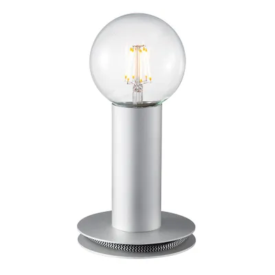 Productafbeelding van Paul haus tafellamp Turn Me, zilver, max. 60W, E27, exclusief lamp + schakelaar
