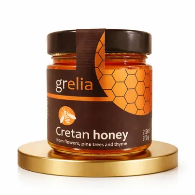 Zdjęcie produktu dla Grecki miód tymiankowy z Krety 270 g – naturalny miód
