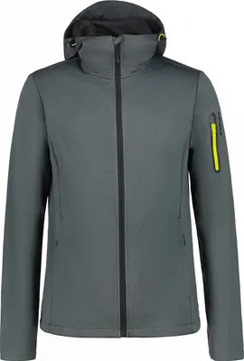 Produktbild von Icepeak Brinsmade Softshelljacke Herren mit Kapuze, Farbe:Grau, Größe:48