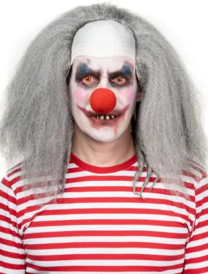 Immagine prodotto di Scary Horrorclown grigio - Halloween Perücke