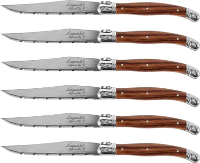 Zdjęcie produktu dla Steakmesser 6-tlg. Holz Laguiole Premium