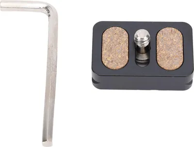 Immagine prodotto di piastra a sgancio rapido per treppiede da 20 mm, adattatore per il montaggio della fotocamera con vite da 1/4 di pollice, staffa in lega di alluminio