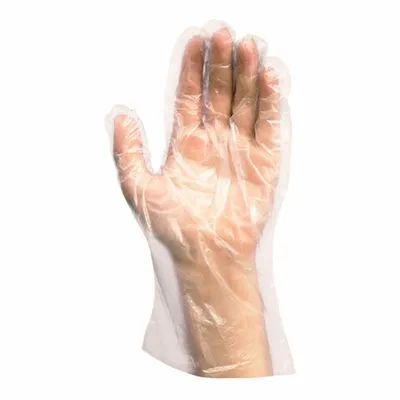 Produktbild von 500x PE-Einweghandschuhe für Herren transparent