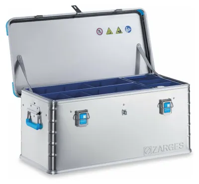 Immagine prodotto di Cassetta portautensili Eurobox in alluminio - 800 x 400 x 340 mm - Capacità 81 L