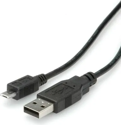 Immagine prodotto di ROLINE 11.02.8754 cavo USB USB 2.0 0,8 m USB A Micro-USB B Nero