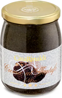 Produktbild von Casa Rinaldi Schwarze Trüffelcreme im Glas mit Schraubverschluss 500g