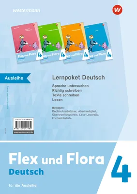 Produktbild von Flex und Flora 4. Lernpaket Deutsch (Druckschrift) Für die Ausleihe