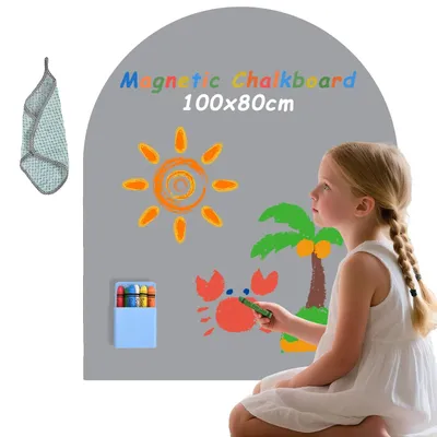 Obrázok produktu pre Magnetická tabuľa, funkcia 3 v 1, jednoduchá inštalácia, sivá