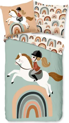 Produktbild von Good Morning Bettwäsche-Garnitur Destin Farbe Multi Größe 135x200+80x80