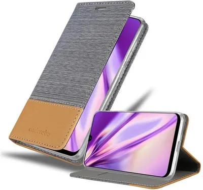 Produktbild von Cadorabo Hülle für Samsung Galaxy M31 Schutzhülle in Grau Handy Hülle Etui Book Case Cover