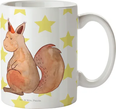 Produktbild von Mr. & Mrs. Panda Kaffeepott Einhorn Glauben - Weiß - Geschenk, Tasse, Teetasse, Eichhorn, Einhörner, Teepott, hochwertige, Einhörnchen, Kaffeetasse, Eichhörnchen, Unicorn