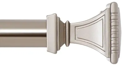 Gardinenstange teleskopierbar 28-122 cm Satinnickel 1 1/8 Zoll