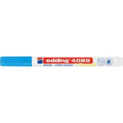 Produktbild von Edding 4085 Kreidemarker, Rundspitze 1–2mm, abwischbar, Fenster & Tafel