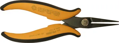 Obrázek produktu pro Jehlové kleště na pojistné kroužky, 160 mm, zoubkované čelisti