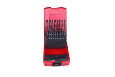 Produktbild von KS Tools 330.1620, Bohrer, Bohrerbit-Set, Drehung der rechten Hand, Metall, Kunststoff, Holz, 118°, Gewalzter Schnellarbeitsstahl (HSS-R)