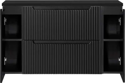 Produktbild von Waschtisch-Unterschrank 120cm, in schwarz, NEWPORT-56-BLACK