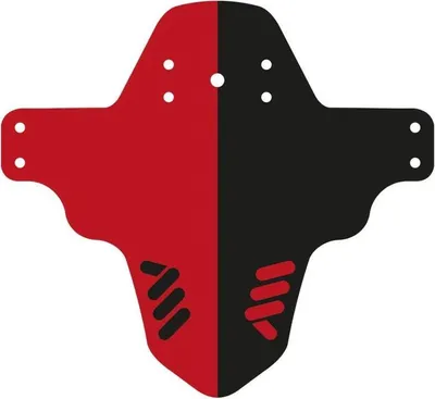 Produktbild von Schutzblech AMS MudGuard rot-schwarz AMSMG1RDBK