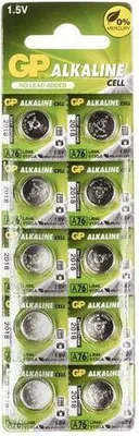 Zdjęcie produktu dla Bateria  pastylka A76 AG13/LR44/1154 1.5V