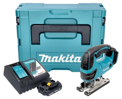 Produktbild von Makita DJV 180 RY1XJ Akku Stichsäge 18 V 135 mm + 1x Akku 1,5 Ah + Ladegerät + Makpac