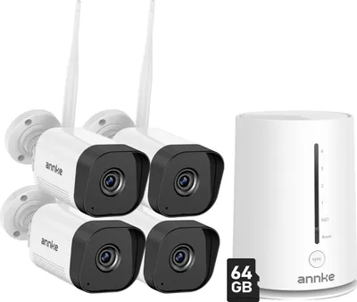 Zdjęcie produktu dla Kamera do monitoringu domu, rozdzielczość 5 MP, noktowizor, I71GK 4 szt. z 64G