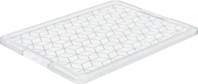 Immagine prodotto di Coperchio per contenitore Evo Easy da 50 e 140 l, trasparente, 79,1 x 59,3 x 2,8 cm