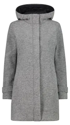 Zdjęcie produktu dla CMP Damska kurtka zimowa, model FIX Hood, kolor szary, rozmiar 44