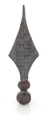 Produktbild von LogistSystem 1 Stück Zierspitze Metall - 205x65mm (HxB) / Basis: ∅ 35 Zaundekoration 40.118
