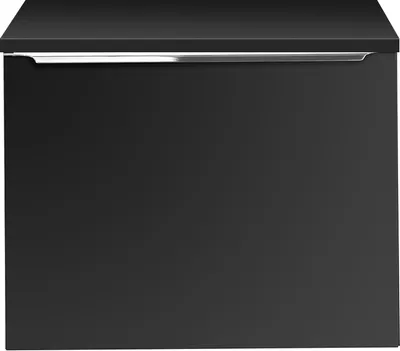 Produktbild von Waschtischunterschrank 60cm, schwarz matt, PUEBLA-56-BLACK