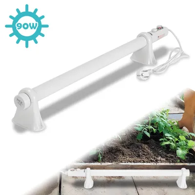 Productafbeelding van Vigevee plantenverwarmingssysteem, 90W, met dubbele temperatuurregeling, 70 cm verwarmingsbuis, wit